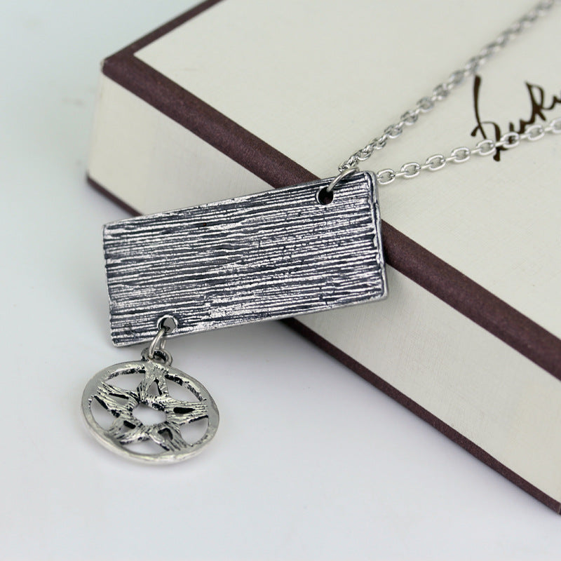 Wholesale Supernatural Dean License Plate Alloy Necklace